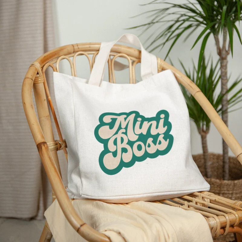 Tote bag Anse en toile Mini Boss