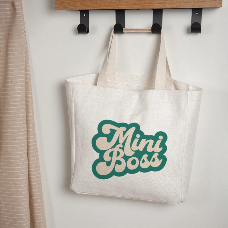 Tote bag Anse en toile Mini Boss