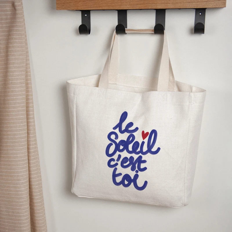 Tote bag Anse en toile Le soleil c'est toi