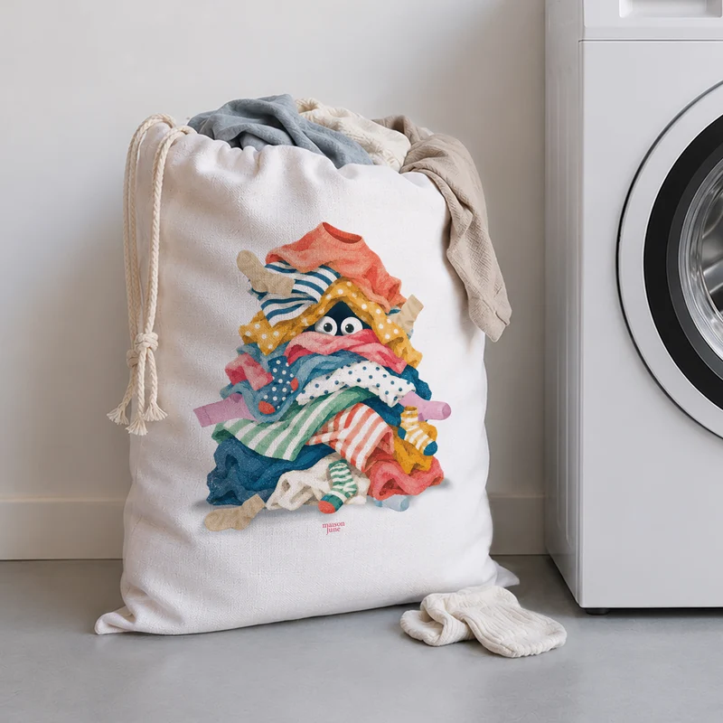 Sac à linge Grand format Le Monstre aux Chaussettes