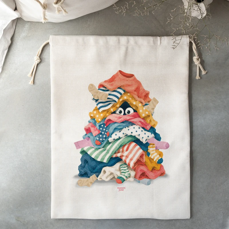 Sac à linge Grand format Le Monstre aux Chaussettes