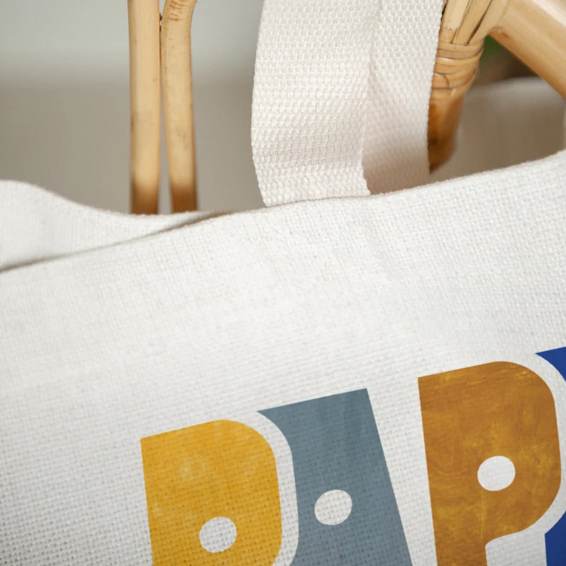 Tote bag Anse en toile Mon Papa Lova