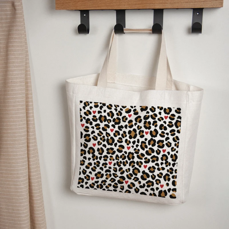 Tote bag Anse en toile Féline Romance