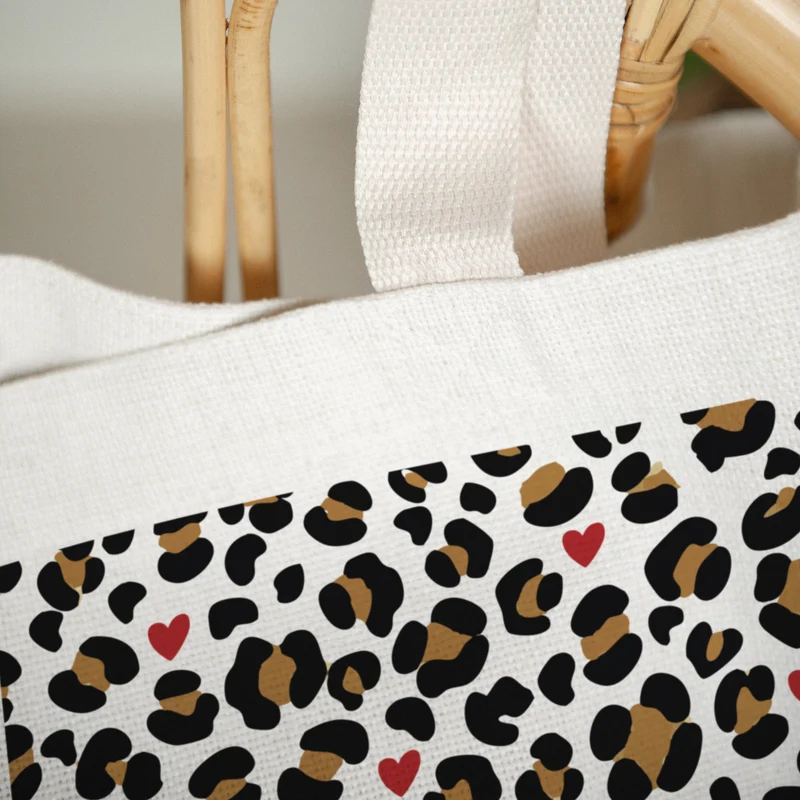 Tote bag Anse en toile Féline Romance