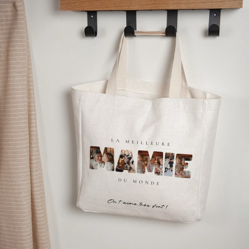 Tote bag Anse en toile Mamie au Top
