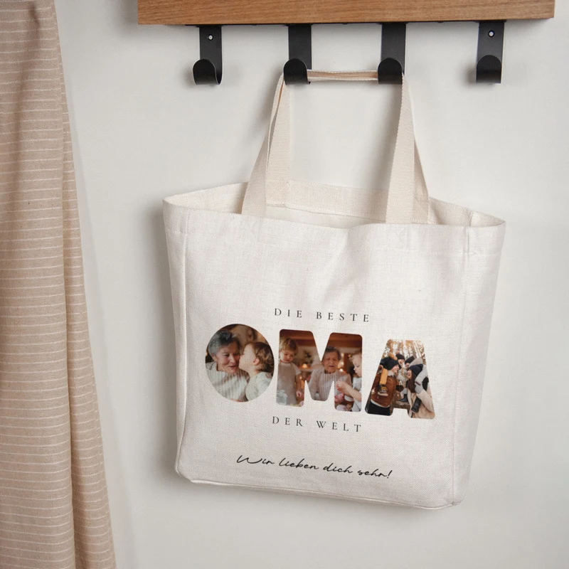 Tote bag Anse en toile Mamie au Top