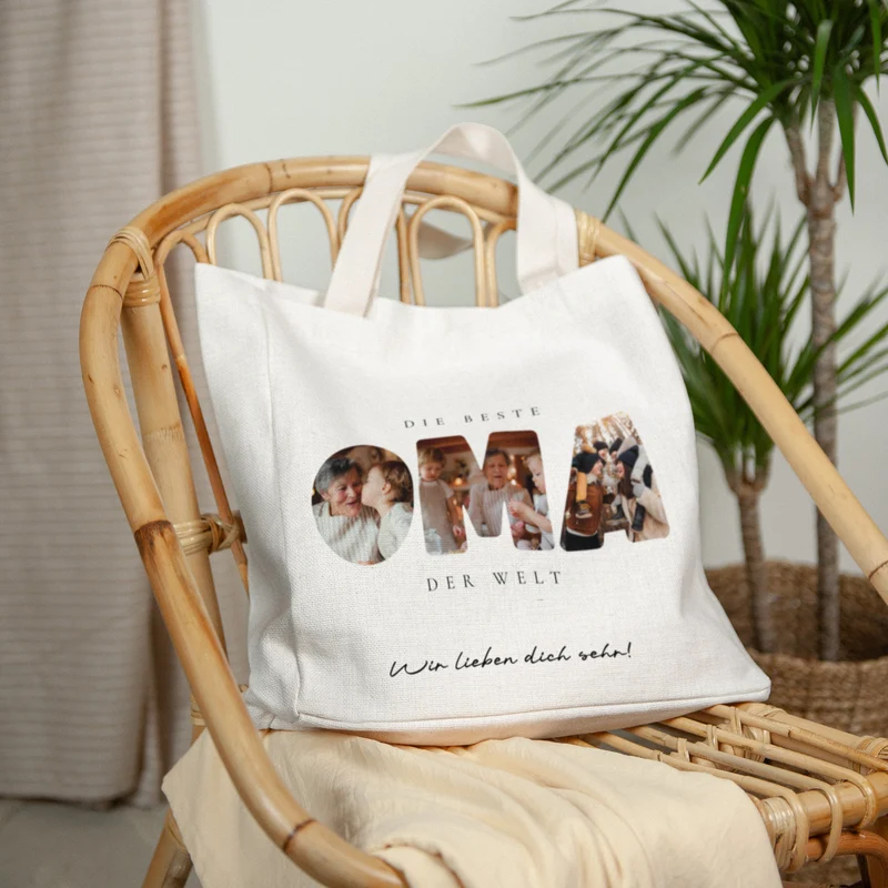 Tote bag Anse en toile Mamie au Top