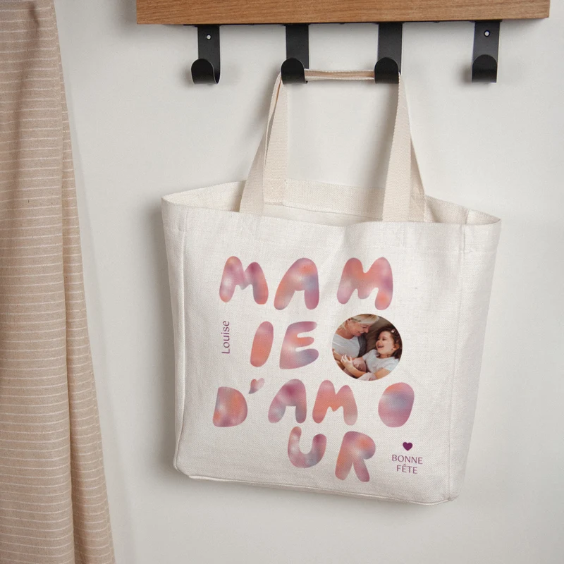 Tote bag Anse en toile Mamie sunrise
