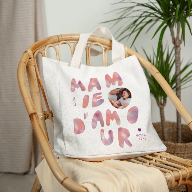 Tote bag Anse en toile Mamie sunrise