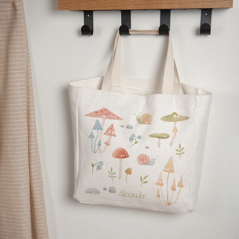 Tote bag Naissance Anse en toile Le petit monde de la forêt