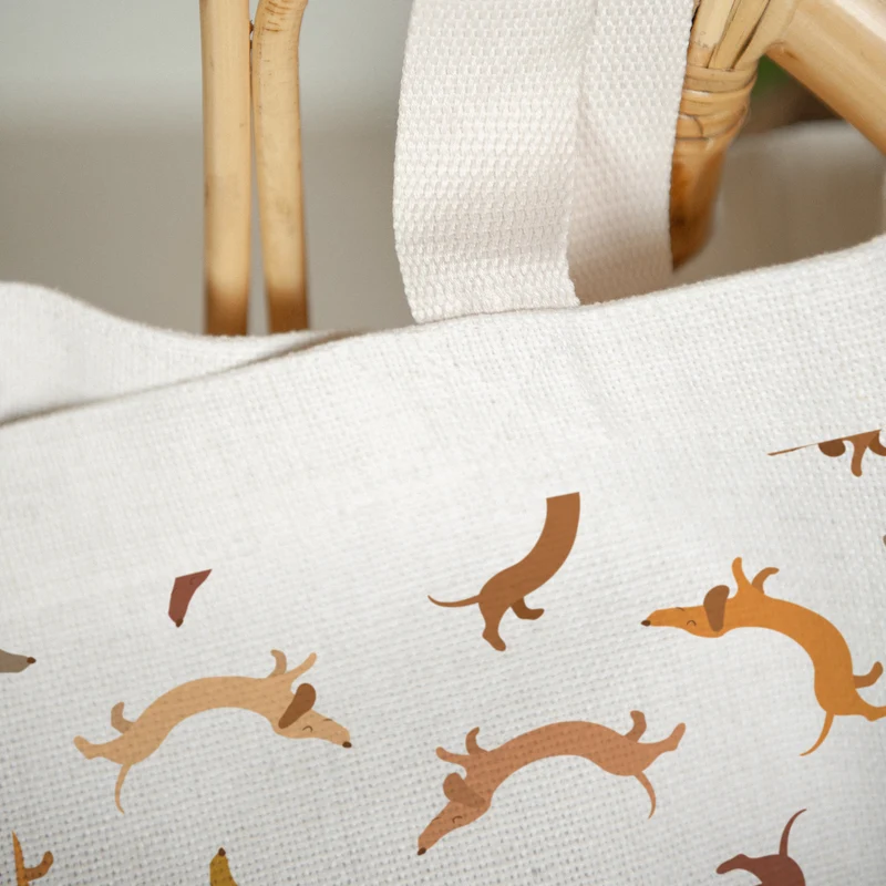 Tote bag Naissance Anse en toile Hot Dog