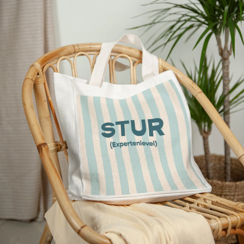 Tote bag Objets Anse en toile Têtue