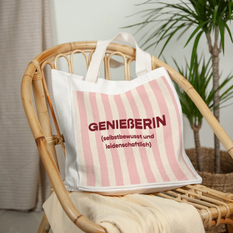 Tote bag Objets Anse en toile Gourmande