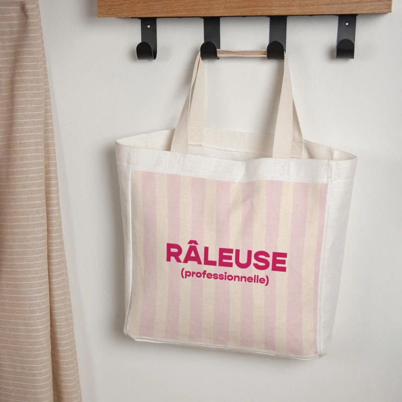 Tote bag Objets Anse en toile Râleuse