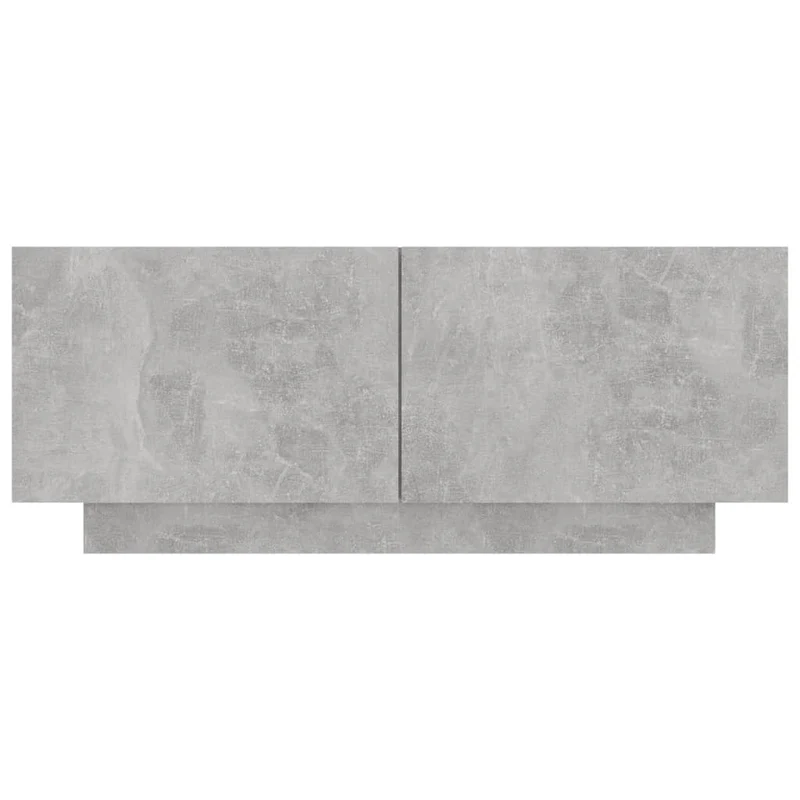 Table de chevet avec compartiments de rangement avec portes 100 x 35 x 40 cm bois d'ingénierie gris DEC033964