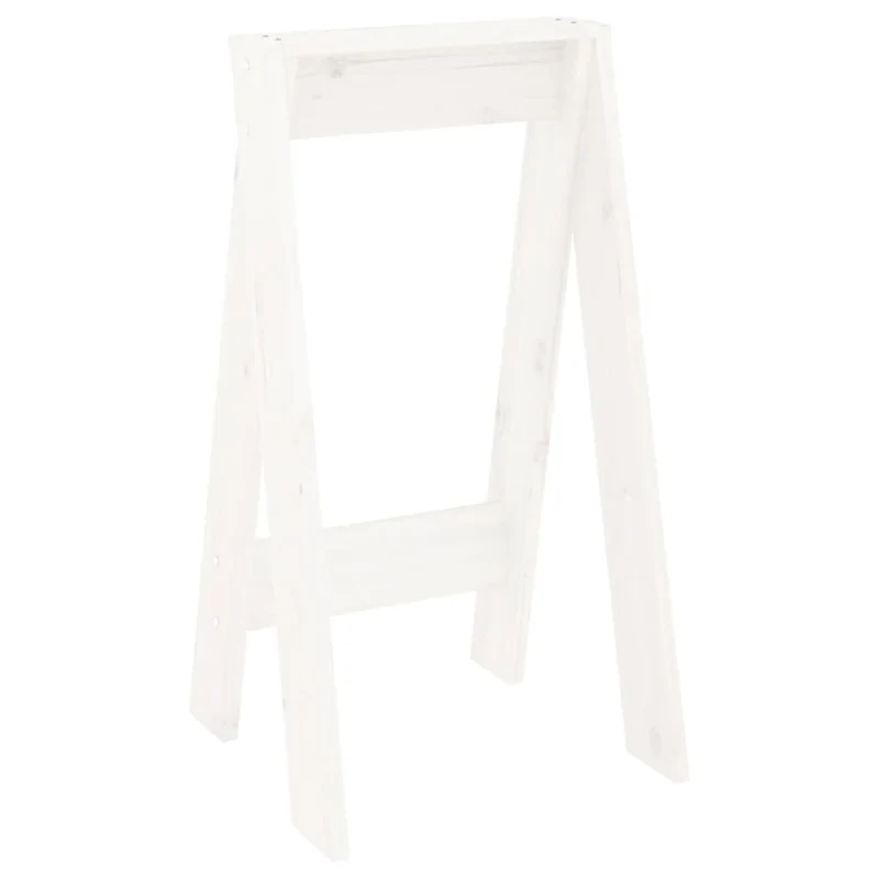 Tabouret assise de cuisine design simple 40 x 40 x 75 cm en bois de pin blanc DEC026405