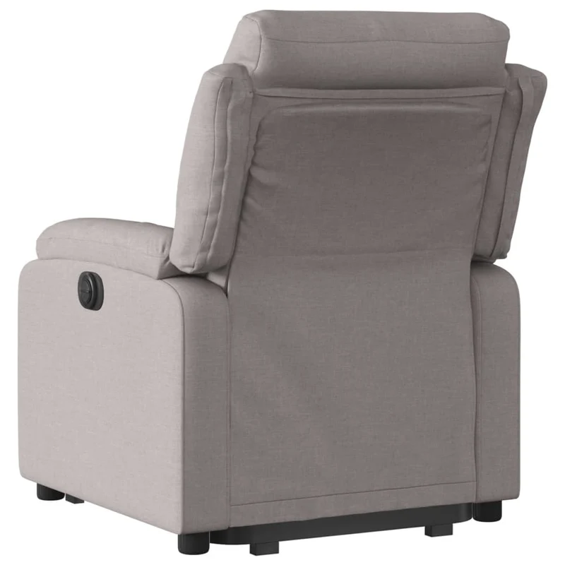 Fauteuil relax TV fonction de levage électrique très confortable en tissu taupe DEC028582