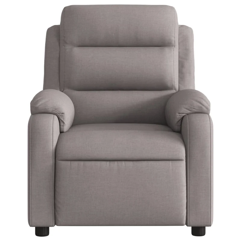 Fauteuil relax TV fonction de levage électrique très confortable en tissu taupe DEC028580