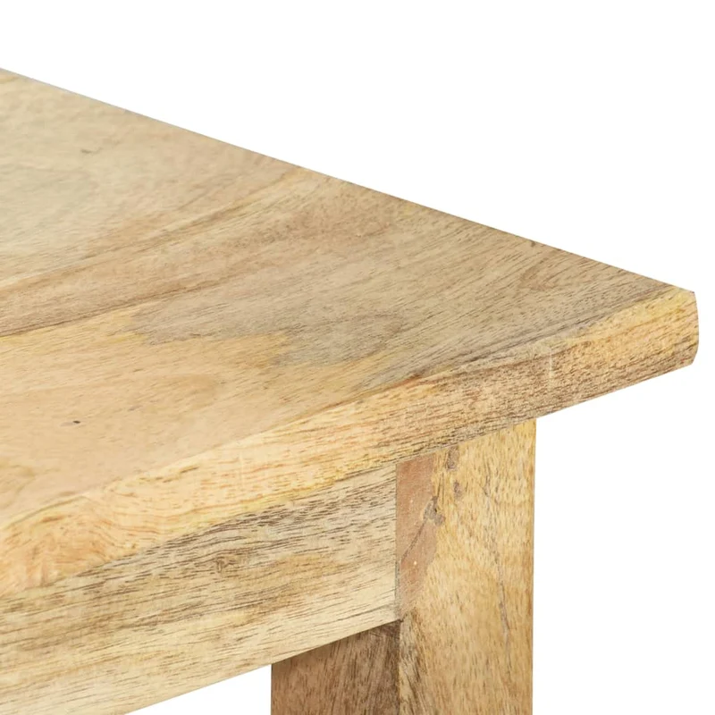 Lot de 3 tables d'appoint gigognes en bois solide de manguier DEC032712
