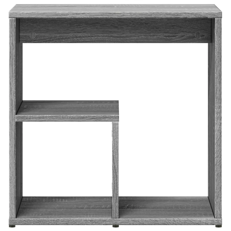Meuble d'appoint support de plante 50 x 30 x 50cm en bois d'ingénierie gris DEC032648