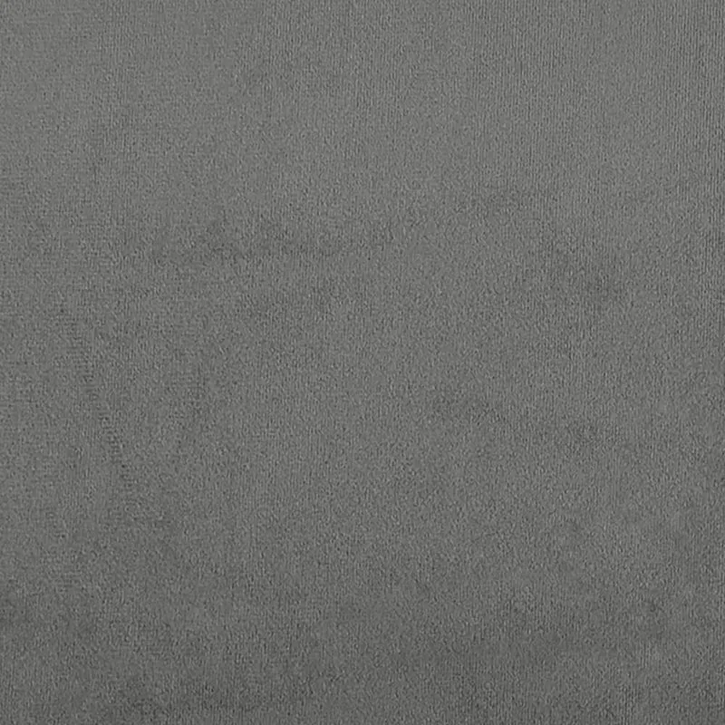 Repose-pieds tabouret bout de lit 60 x 50 x 41 cm tissu microfibre gris DEC030305