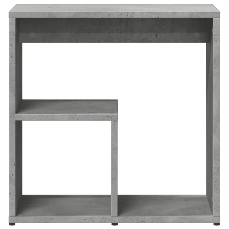 Lot de 2 tables d'appoint support de plantes 50 x 30 x 50 cm bois d'ingénierie gris DEC032635