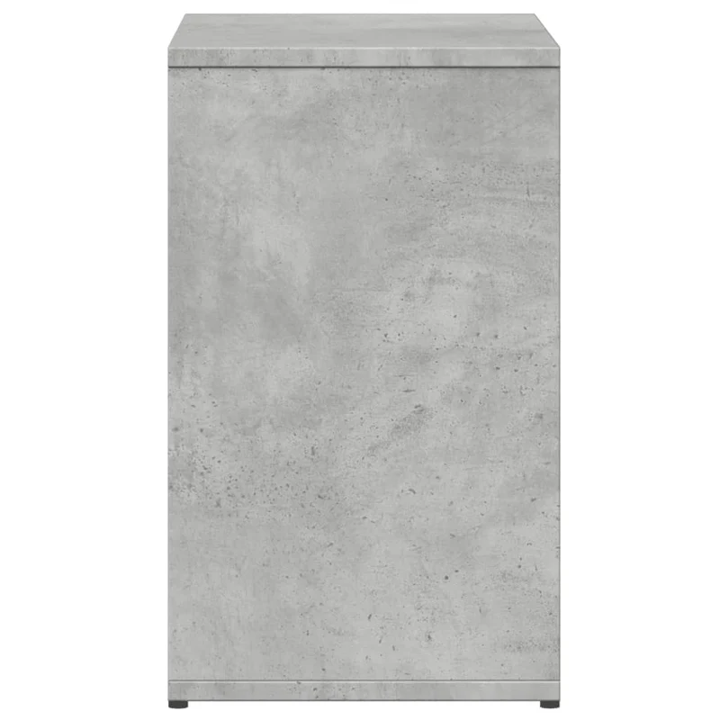 Lot de 2 tables d'appoint support de plantes 50 x 30 x 50 cm bois d'ingénierie gris DEC032635