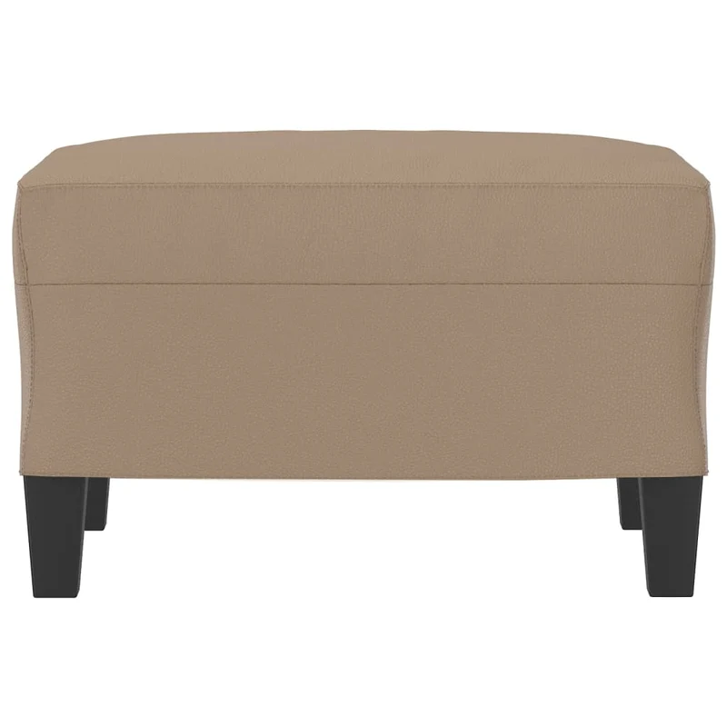Repose-pieds tabouret 60 x 50 x 41 cm en PVC marron DEC030108