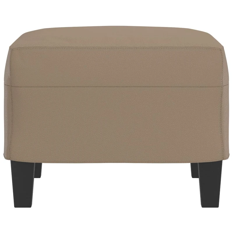 Repose-pieds tabouret 60 x 50 x 41 cm en PVC marron DEC030108