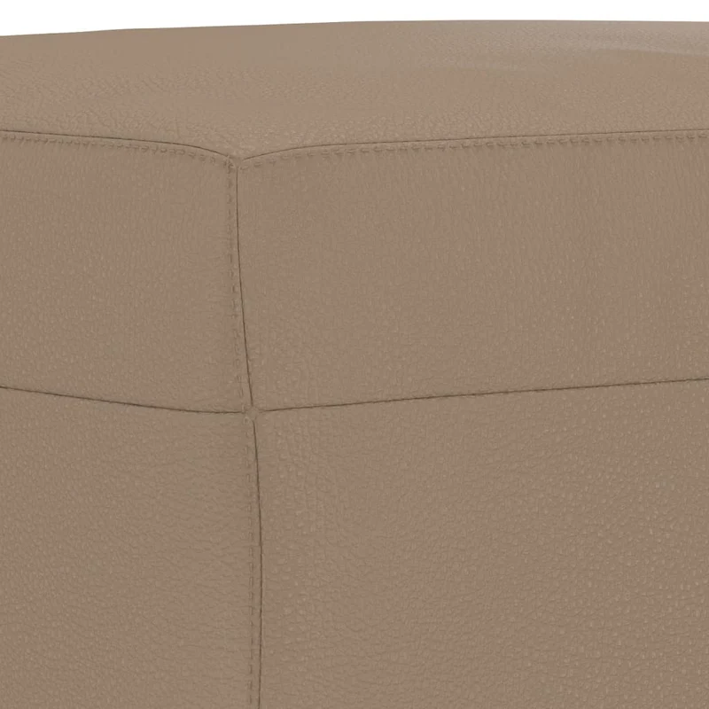 Repose-pieds tabouret 60 x 50 x 41 cm en PVC marron DEC030108