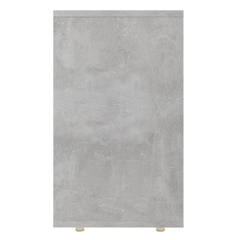 Lot de 3 tables d'appoint gigognes en aggloméré couleur gris béton DEC032723