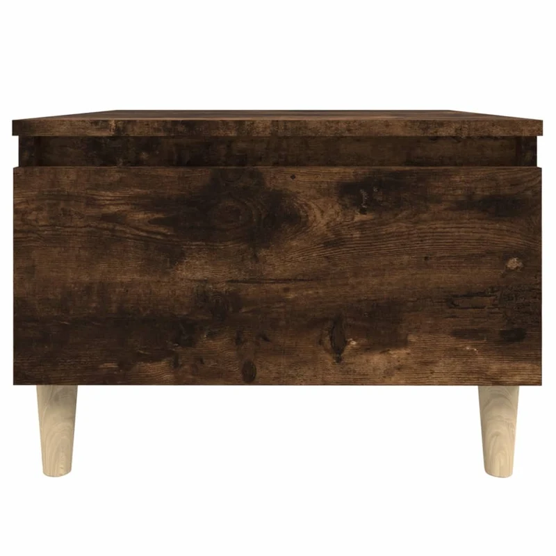 Table d'appoint table basse avec tiroir 50 x 46 x 35 cm en bois d'ingénierie marron DEC032391