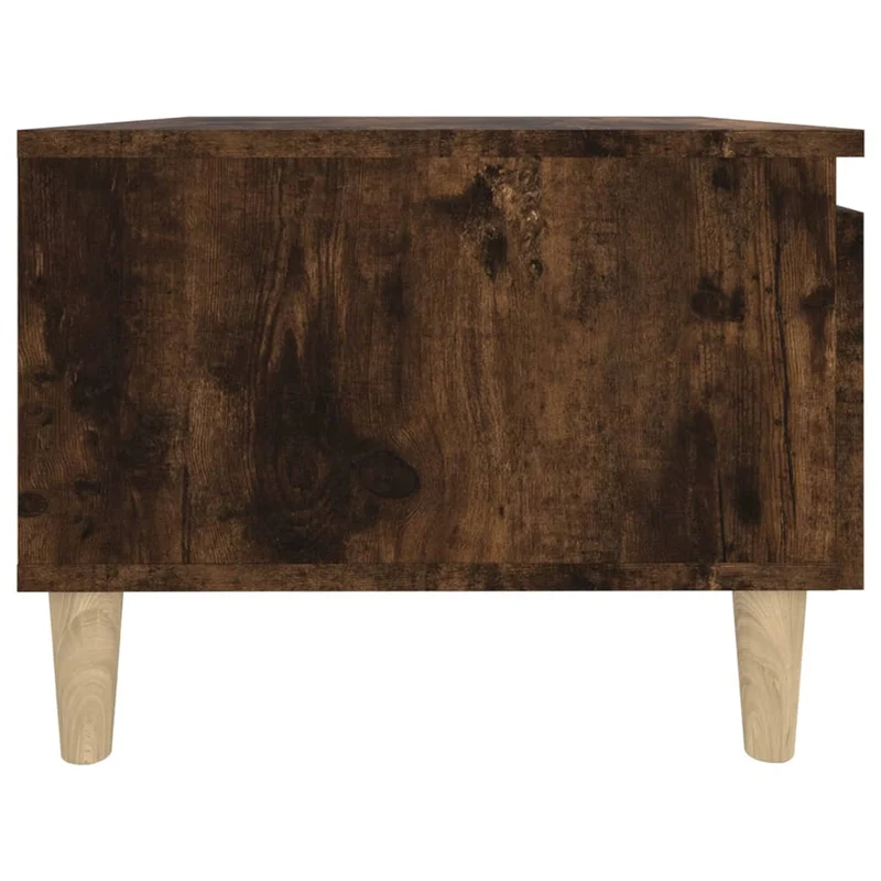 Table d'appoint table basse avec tiroir 50 x 46 x 35 cm en bois d'ingénierie marron DEC032391