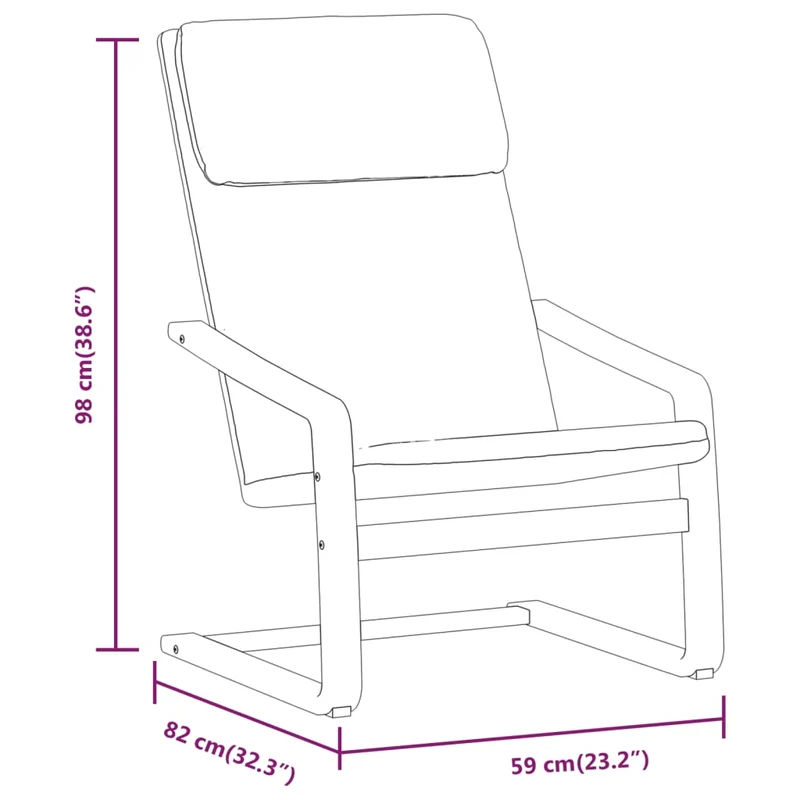Fauteuil design simple chaise de canapé design moderne en tissu noir DEC026740