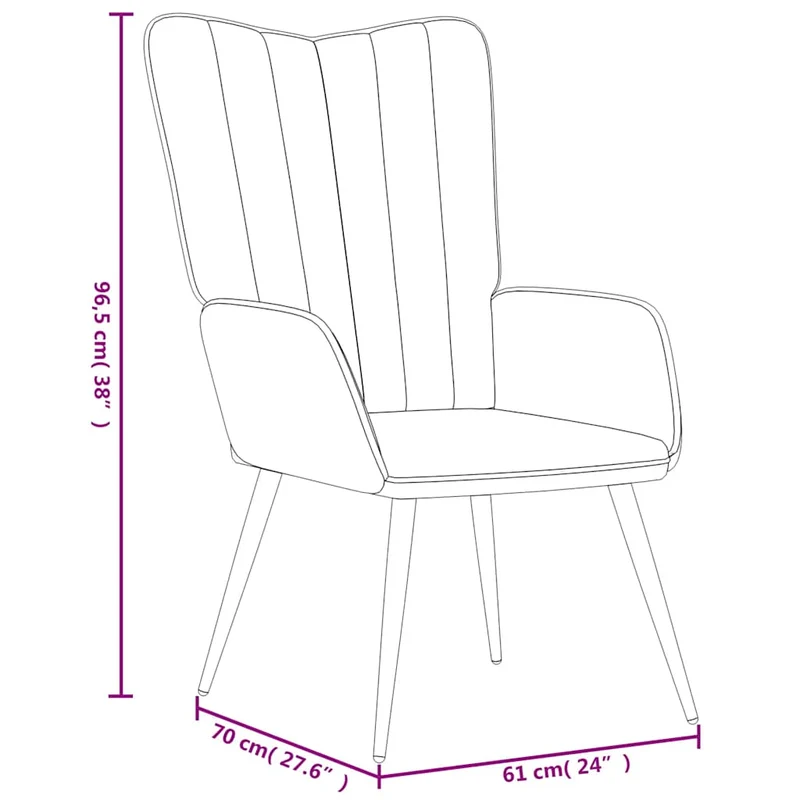 Fauteuil lounge chaise de canapé design moderne en velours gris foncé DEC026702