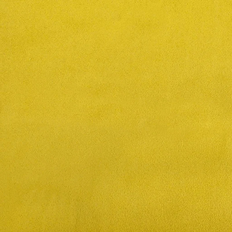 Méridienne chaise longue pour intérieur de massage avec traversin en velours jaune DEC026153