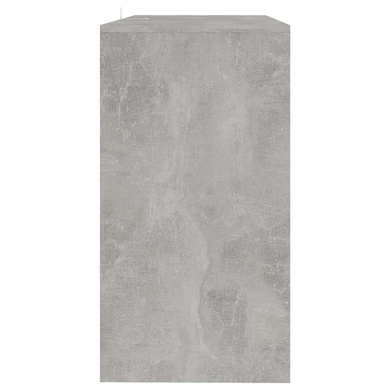 Meuble console d'entrée moderne avec tiroirs 89 x 41 x 76,5 cm bois d'ingénierie gris DEC032018