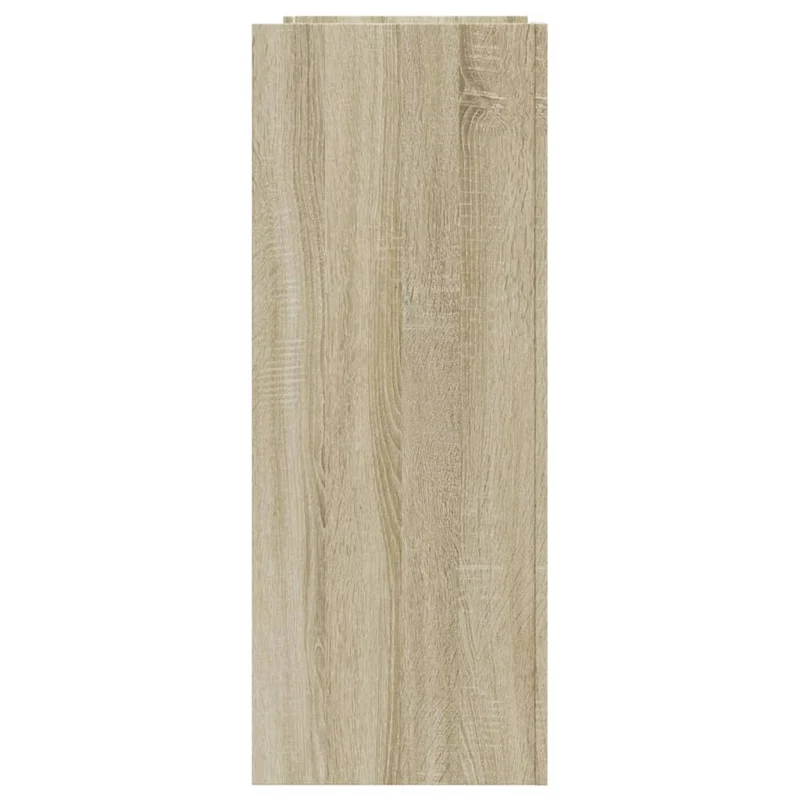 Table d'appoint console pratique avec étagères de rangement 100 x 35 x 90 cm bois d'ingénierie DEC031918