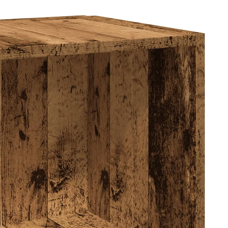 Table d'appoint meuble d'angle support plantes 33 x 33 x 34 cm bois d'ingénierie marron DEC032545