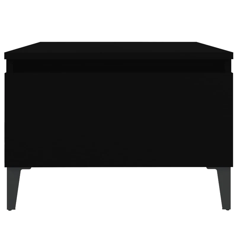 Table d'appoint avec tiroir table basse 50 x 46 x 35 cm en bois d'ingénierie noir DEC032493