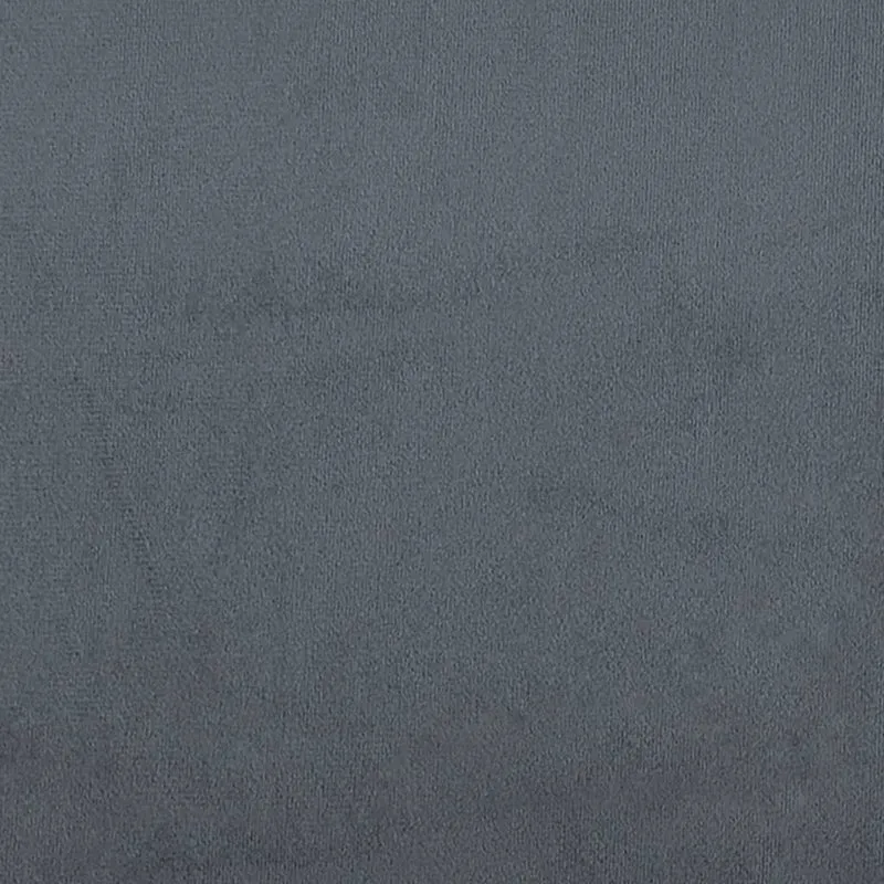 Repose-pieds tabouret 60 x 50 x 41 cm en velours gris DEC030307