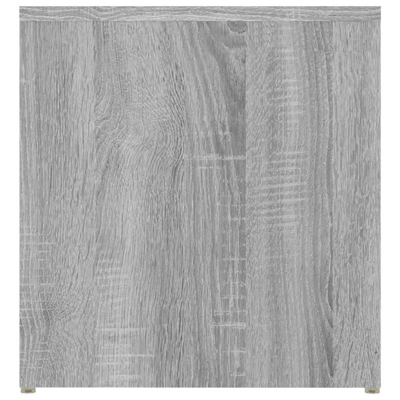 Table d'appoint bout de canapé 59 x 36 x 38 cm bois d'ingénierie gris DEC032538