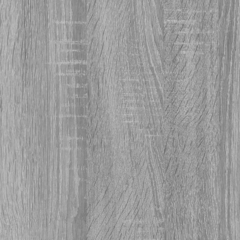 Table d'appoint bout de canapé 59 x 36 x 38 cm bois d'ingénierie gris DEC032538