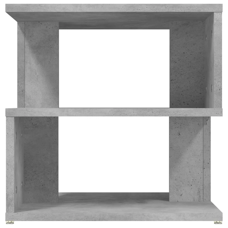 Table d'appoint bout de canapé meuble de salon 40 x 40 x 40 cm aggloméré gris DEC032450
