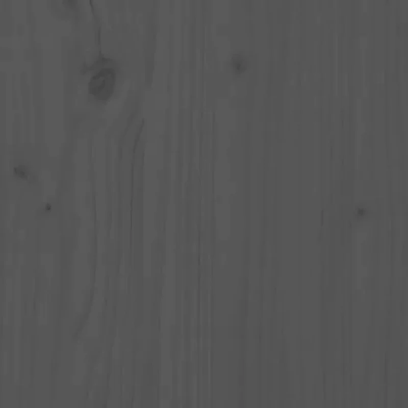 Table d'appoint chevet avec tiroir 50 x 50 x 49 cm en bois massif de pin gris DEC032443