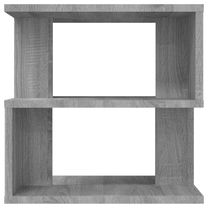 Table d'appoint bout de canapé support plante 40 x 40 x 40 cm bois d'ingénierie gris DEC032527