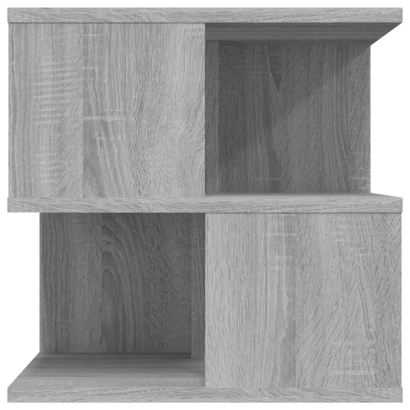 Table d'appoint bout de canapé support plante 40 x 40 x 40 cm bois d'ingénierie gris DEC032527