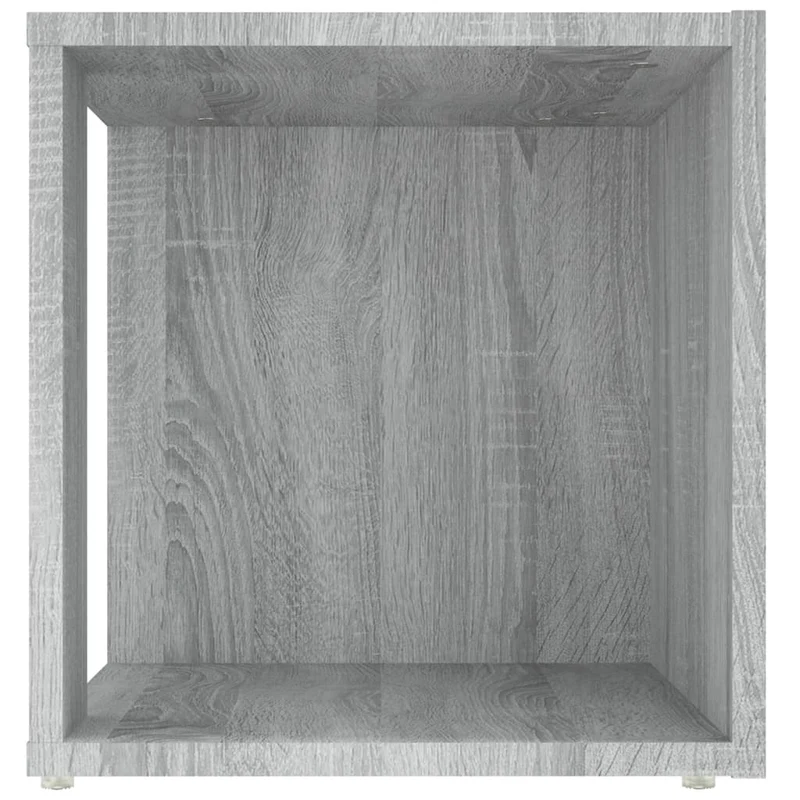 Table d'appoint meuble de salon bout de canapé 33 x 33 x 34,5 cm bois d'ingénierie gris DEC032522