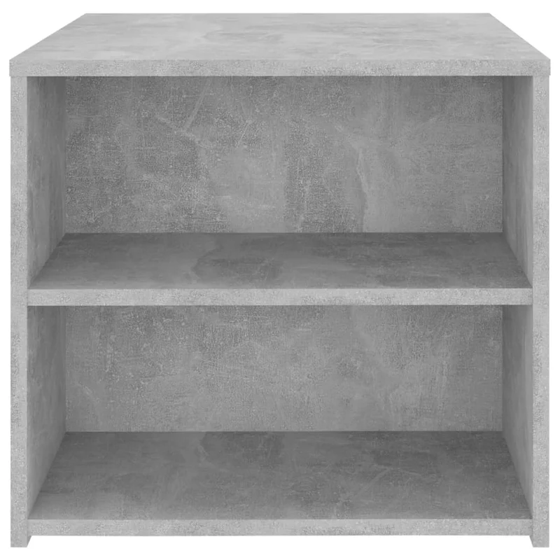 Table d'appoint bout de canapé 50 x 50 x 45 cm bois d'ingénierie gris DEC032458