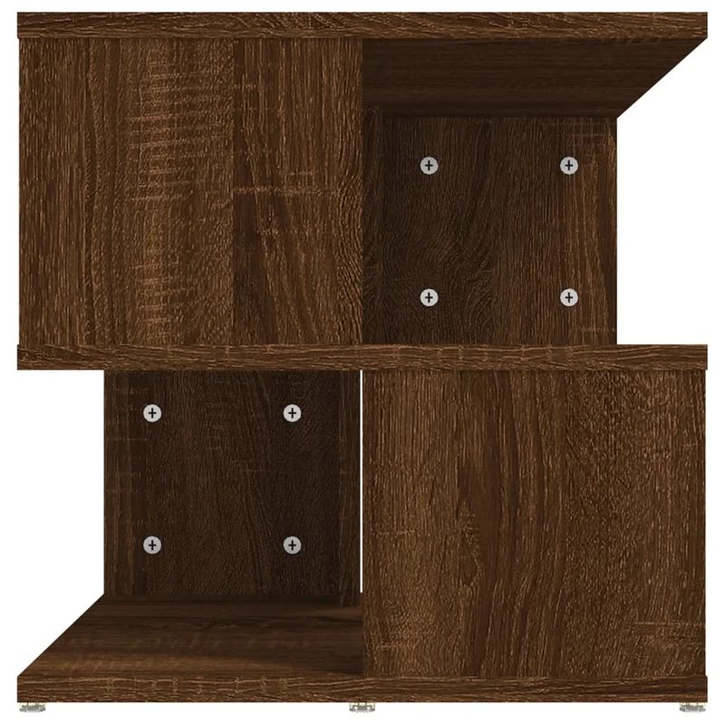 Table d'appoint table basse meuble de salon 40 x 40 x 40 cm bois d'ingénierie marron DEC032401